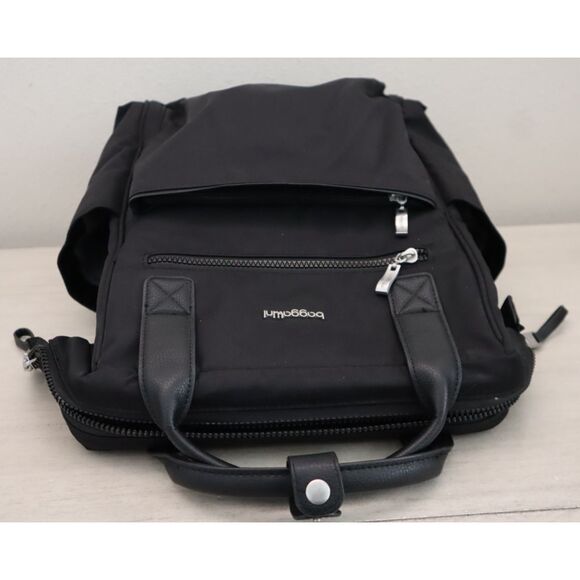 Baggallini Women's O/S Black Soho Padded Laptop Sleeve Work Backpack - Picture 14 of 16